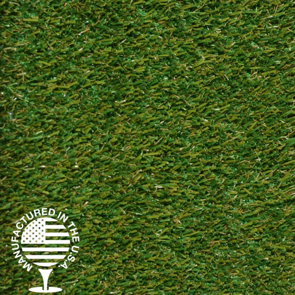 Detailed close-up of premium artificial grass with dense olive-green blades and a realistic blended texture, designed for durability, natural appearance, and low-maintenance landscape installations. Detailed close-up of premium artificial grass with dense olive-green blades and a realistic blended texture, designed for durability, natural appearance, and low-maintenance landscape installations.
